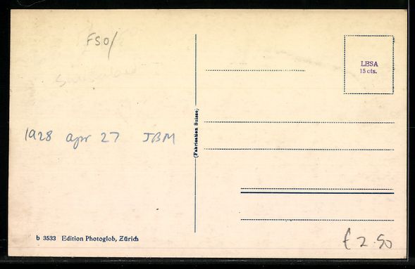 Cartoline postali: Schaffhausen, Ortsansicht mit Flussparti – Usato da Berlin venduto da bartko-reher 1