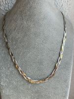 Elegante Halskette, Tricolor Gold, neuwertig  (45cm)