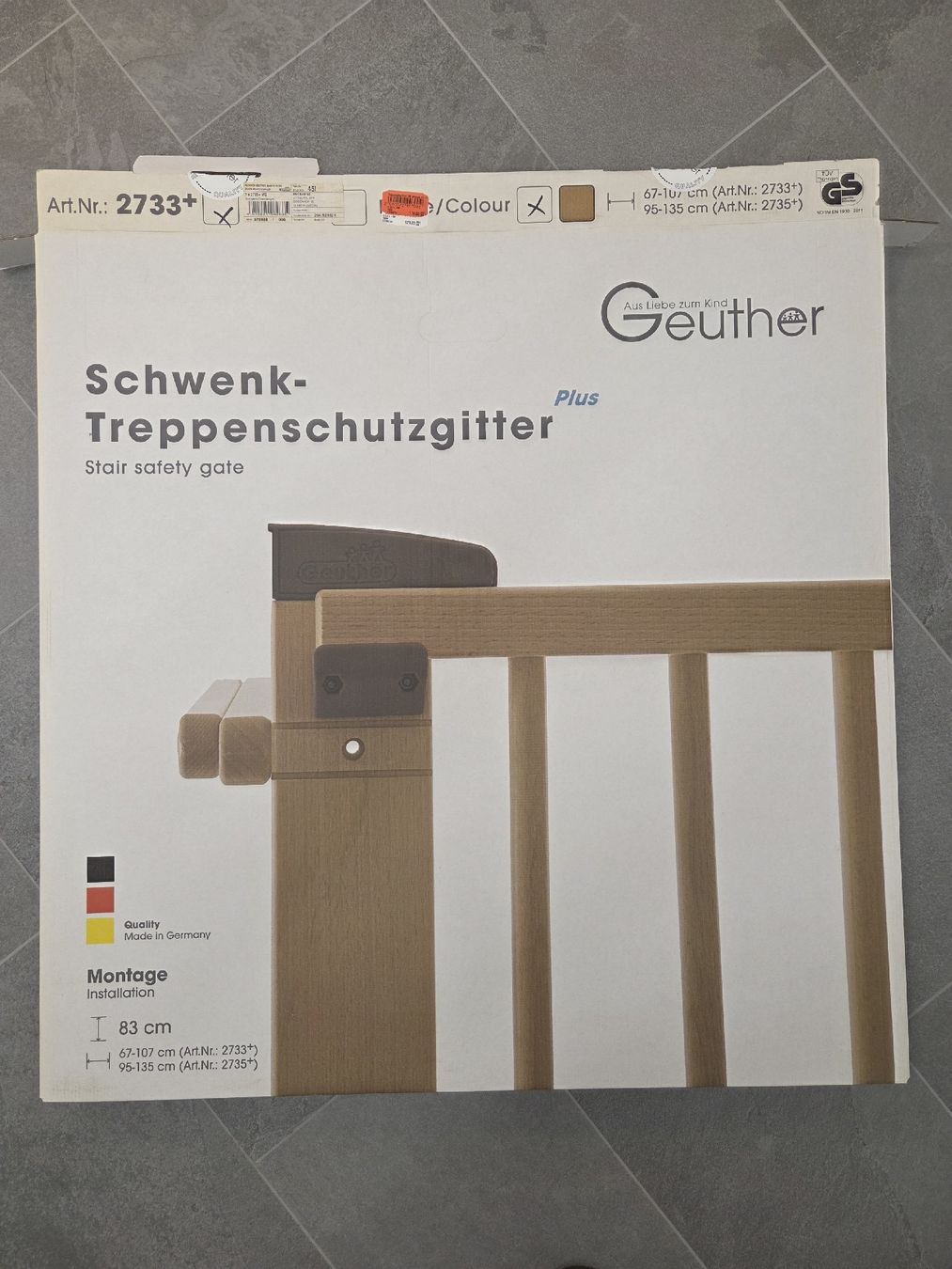 Tutto per la sicurezza: Geuther Schwenk-Treppenschutzgitter plus – Usato da Eschenbach LU venduto da xHerzblutx