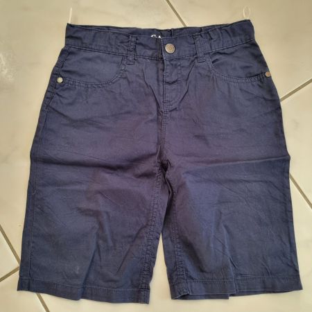 Lässige leichte, dunkelblaue Jungen Shorts Gr 140