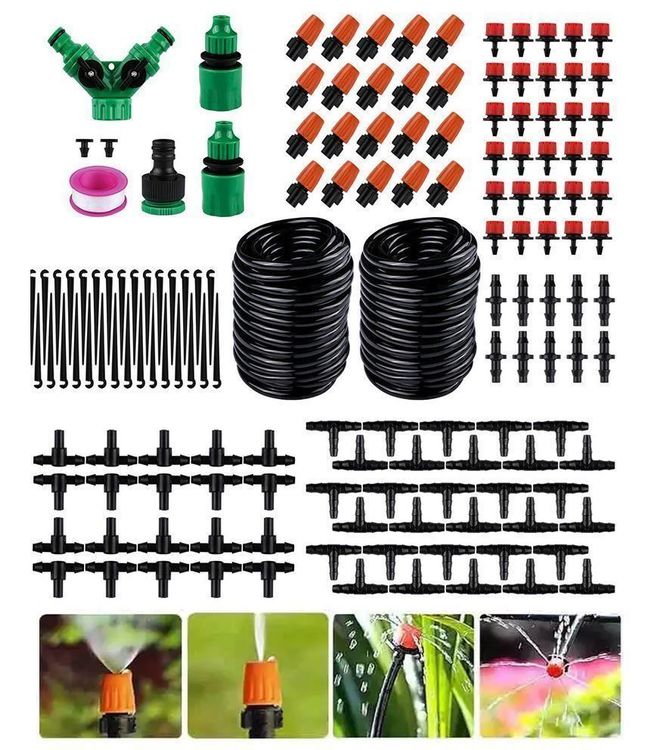 Micro Drip Bewässerung Kit 30M Garten Kaufen auf Ricardo