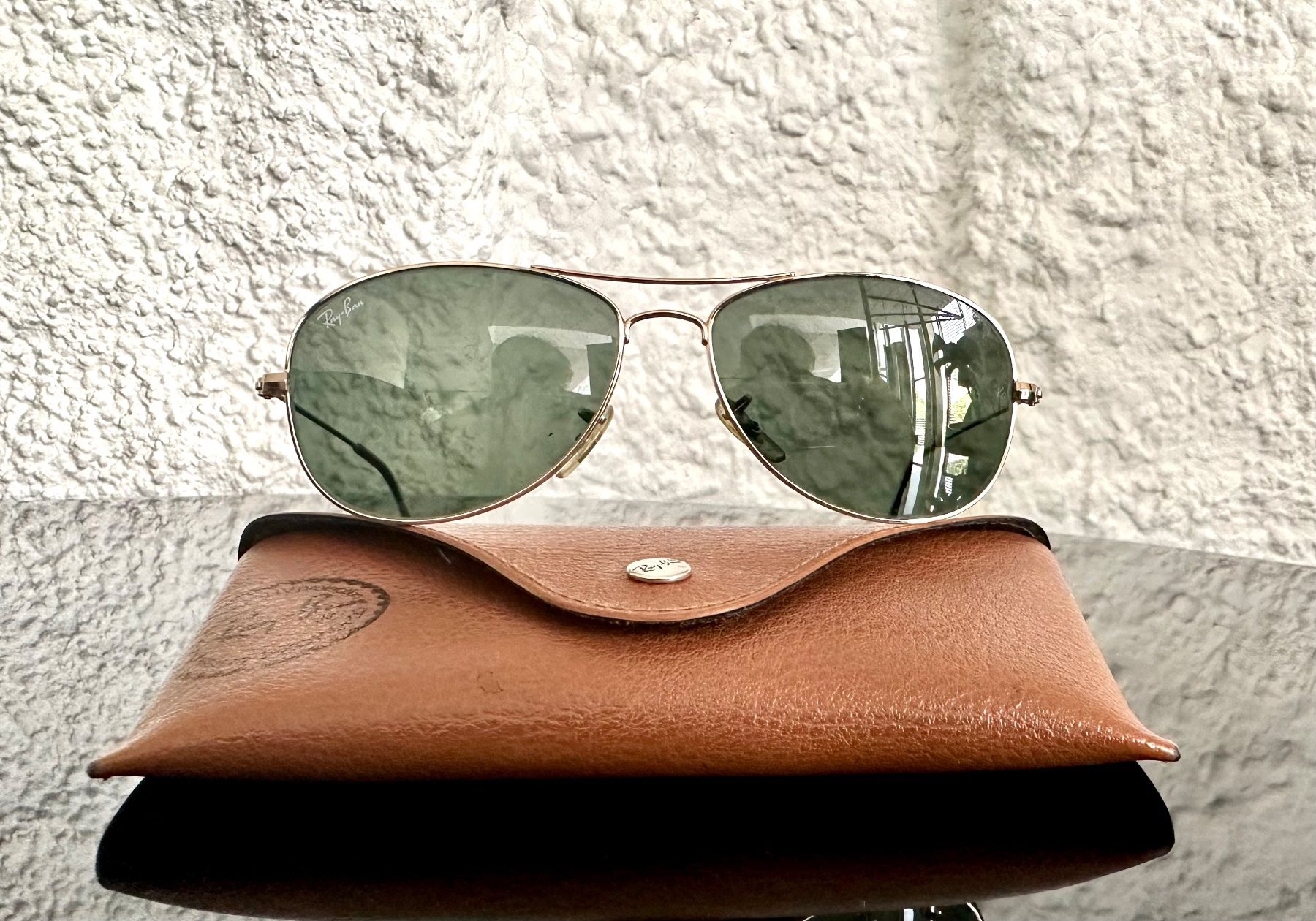 Ray-Ban Occhiali & Lenti: Ray Ban Cockpit Gold – Usato da Basel venduto da Katharina520741