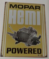 Blechschild MOPAR HEMI POWERED