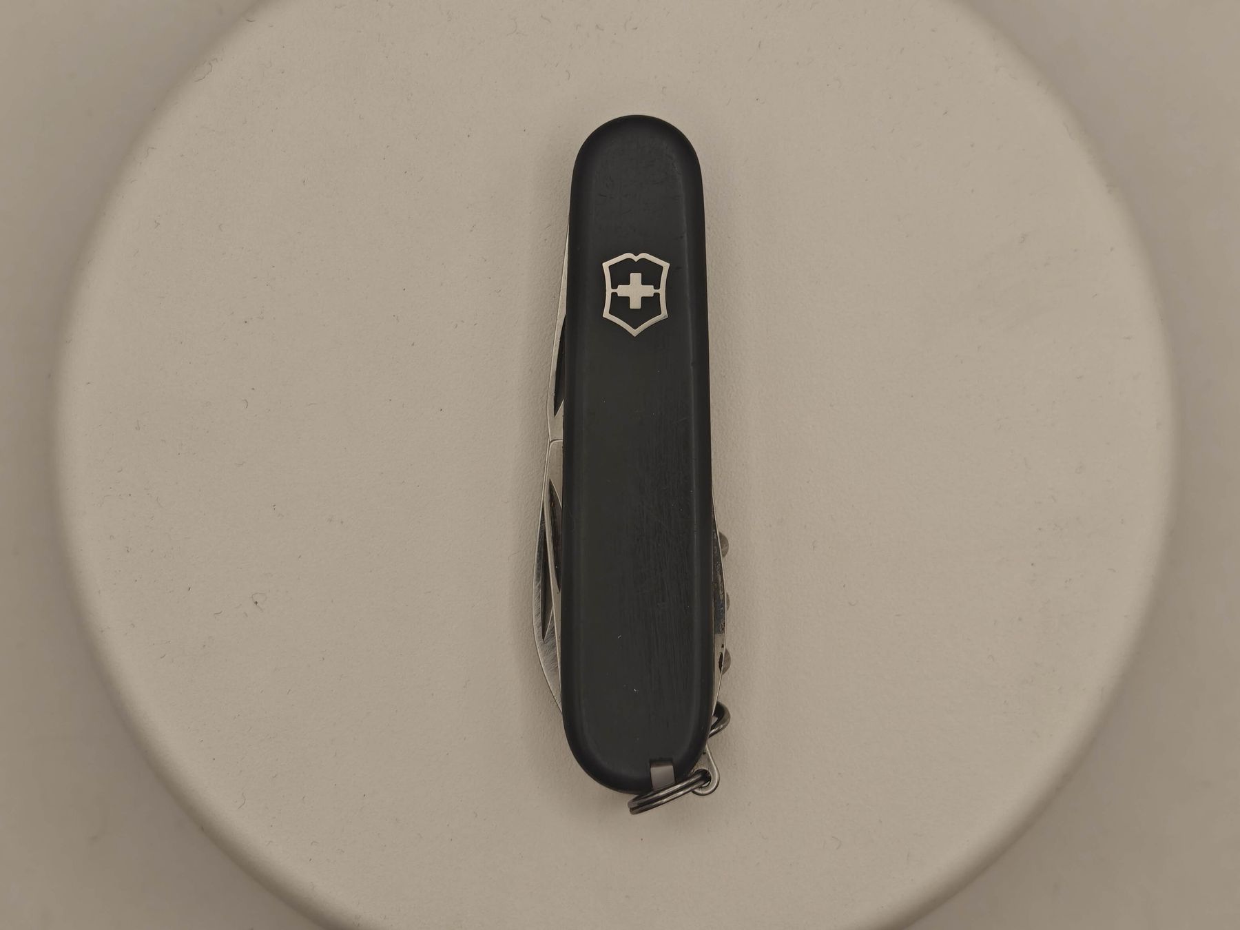 Victorinox Zubehör: Victorinox Offiziersmesser, schwarz  – Gebraucht aus Ottikon von Kolibri-81