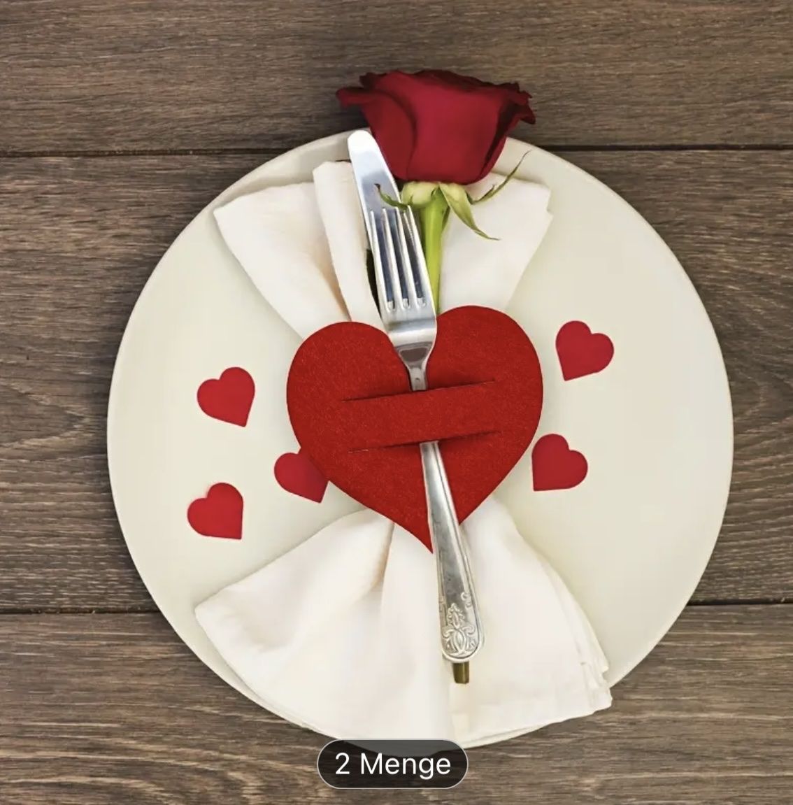 Tutte le decorazioni: 2er- Pack Mini heart – Nuovo e nell'imballaggio originale da Bassersdorf venduto da schokoart.ch 1