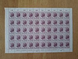 Bogen "200. Geburtstag J. H. Pestalozzi" 1946 postfrisch
