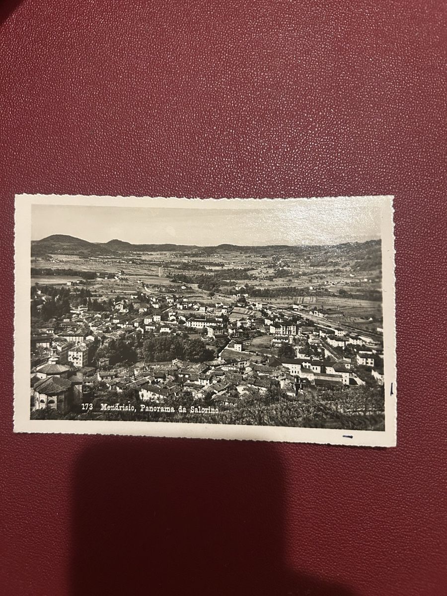 Cartoline postali: Mendrisio Panorama da Salorino – Usato da Breganzona venduto da Milesbo