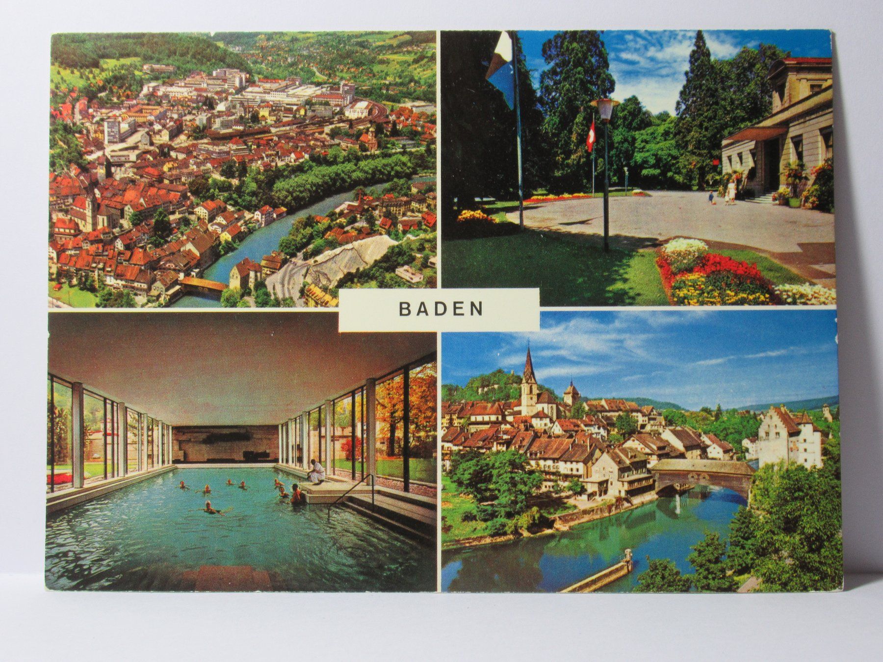 Ansichtskarten: Baden 1975 – Gebraucht aus Grenchen von Bluemchen1900