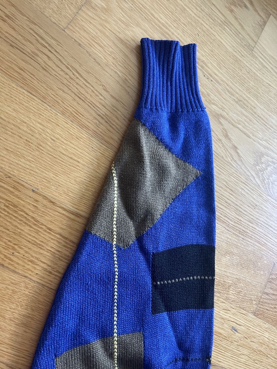 Versace Maglioni & Felpe: Gianni Versace Pullover blau/braun Grösse 52 – Usato da Rüschlikon venduto da Lajniii 1