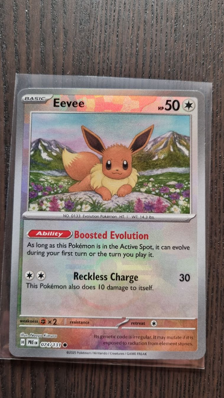 Pokémon Carte collezionabili: Pokémon Eevee Prismatic Evolutions MasterBall Englisch 074 – Usato da Bern venduto da NeoSatoshi 1