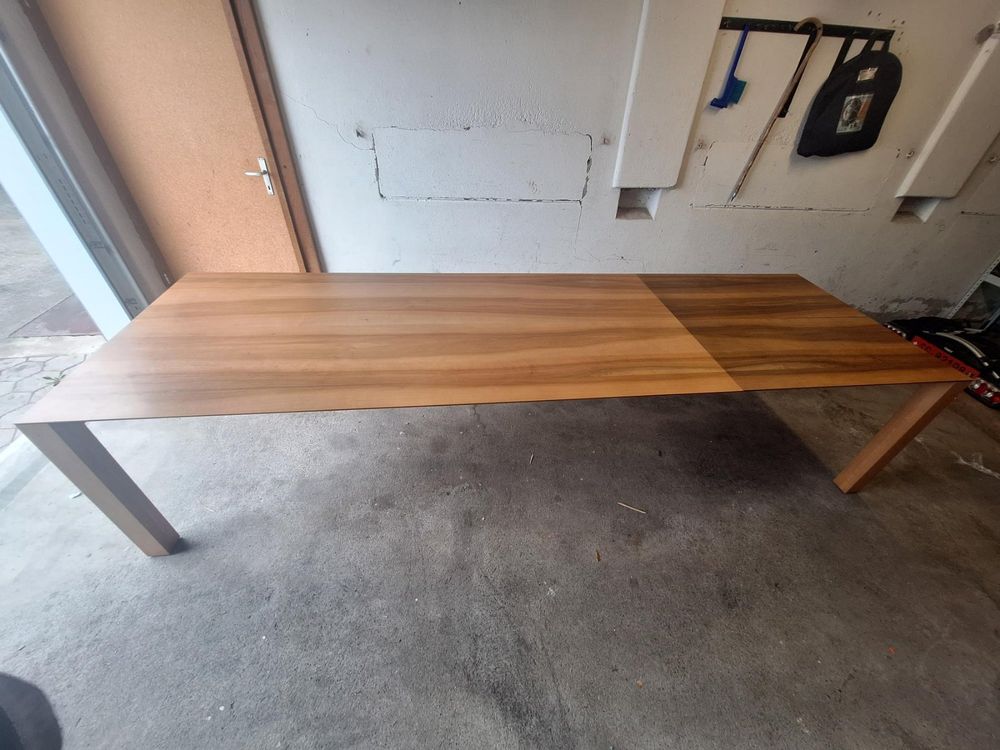 Esstisch ausziehbar aus Kirschbaum 98 x 220/320 gebraucht Kaufen auf