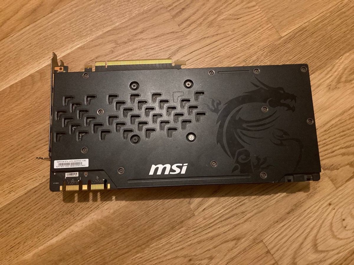 MSI Schede grafiche: MSI GTX 1070 – Usato da Romont FR venduto da vad_q2zr 2