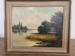 Ölgemälde W. Burger 61x51cm
