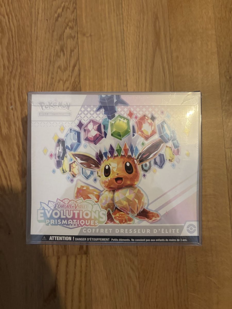 Pokémon Cartes à collectionner: Etb ev8,5 ( évolutions prismatique )  – Neuf avec emballage d'origine à Sion par Pokexpert