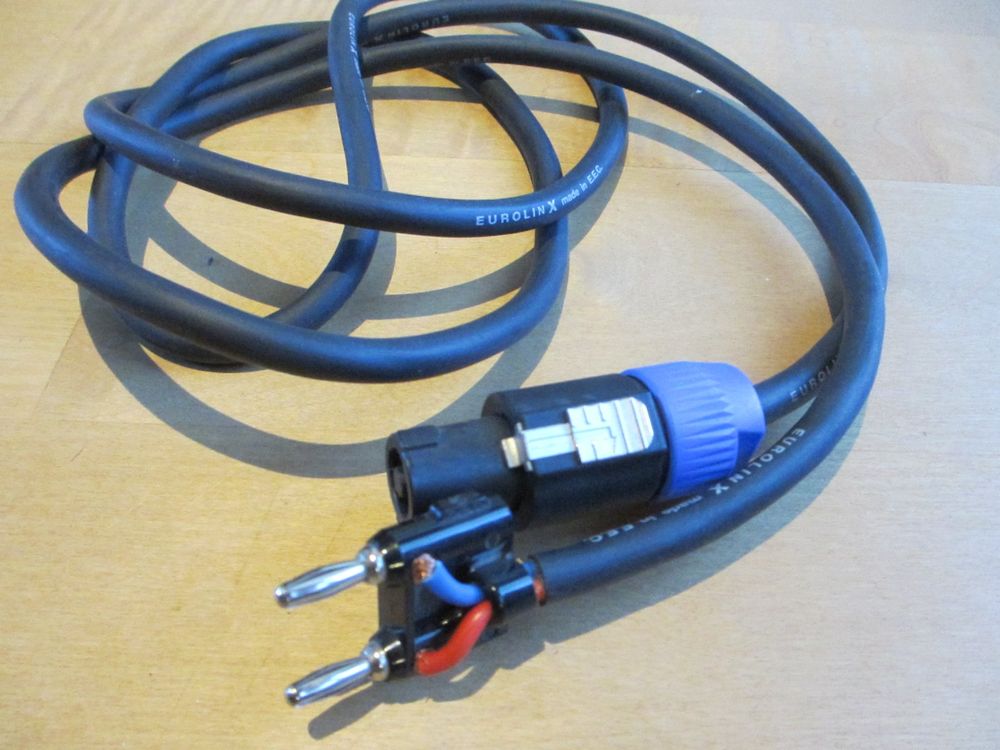 Speakon Adapterkabel 0,5m – Stecker Auf Buchse – Für Bühnen-Audio
