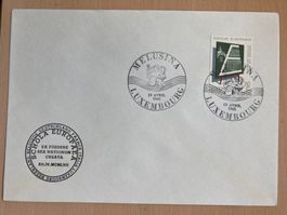Luxemburg 1963 FDC Europäische Schule mit Sonderstempel