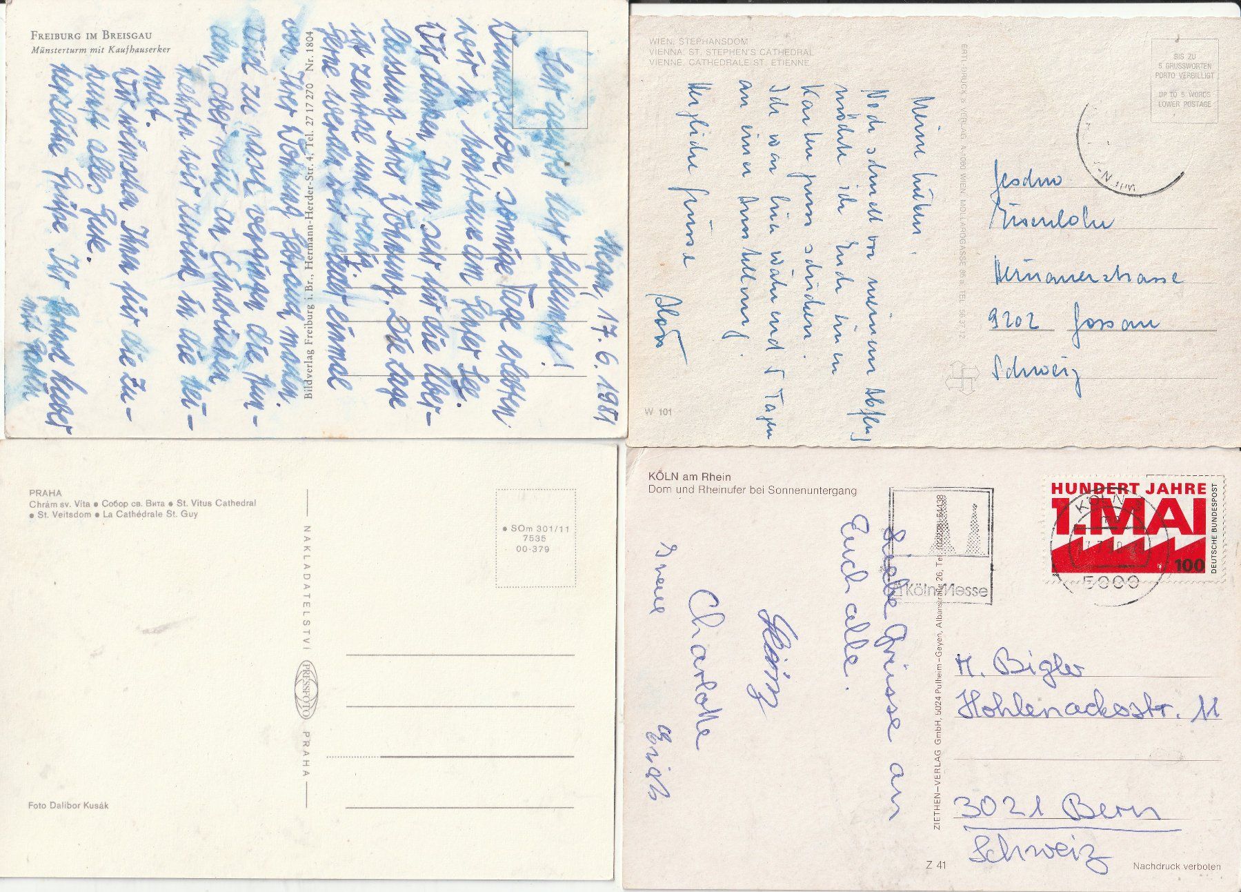 Cartoline postali: 16 Karten Sakralbauten- Kirchen – Usato da Lumbrein venduto da made02 3