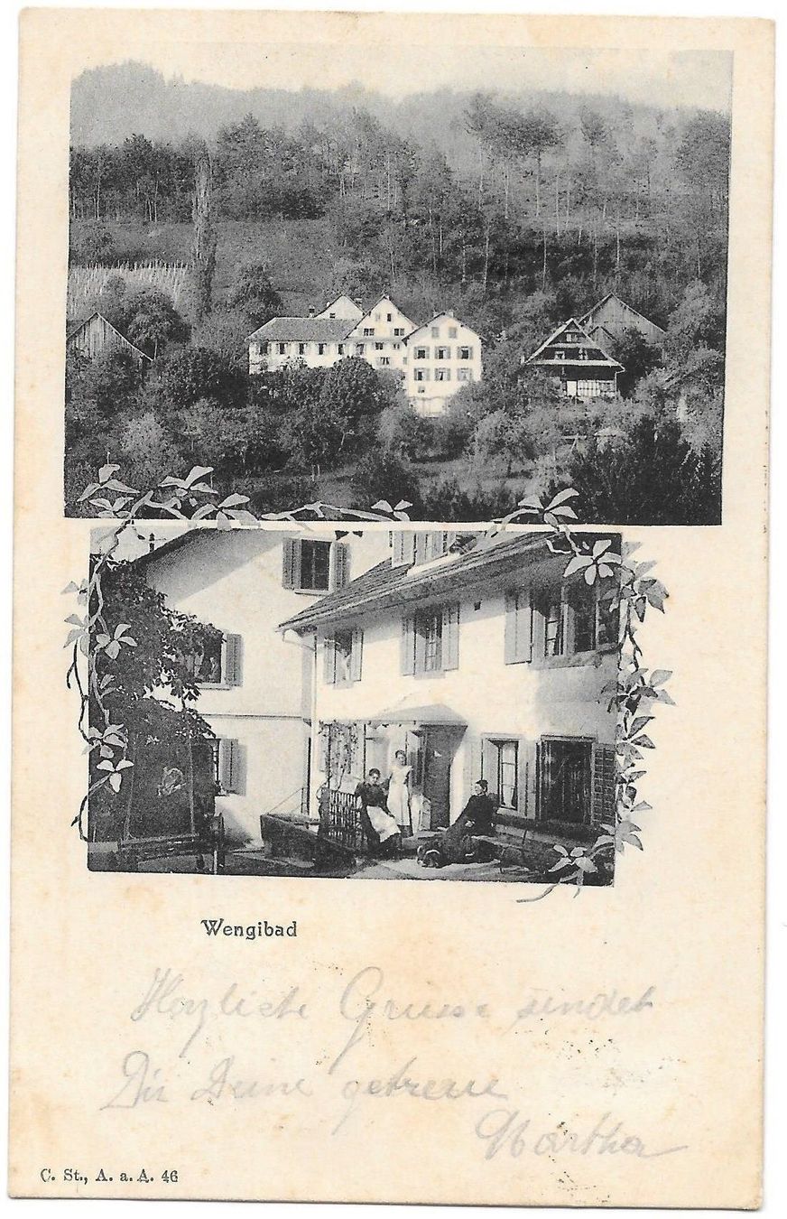 Cartoline postali: Affoltern am Albis Wengibad – Usato da Olten venduto da clotaldi