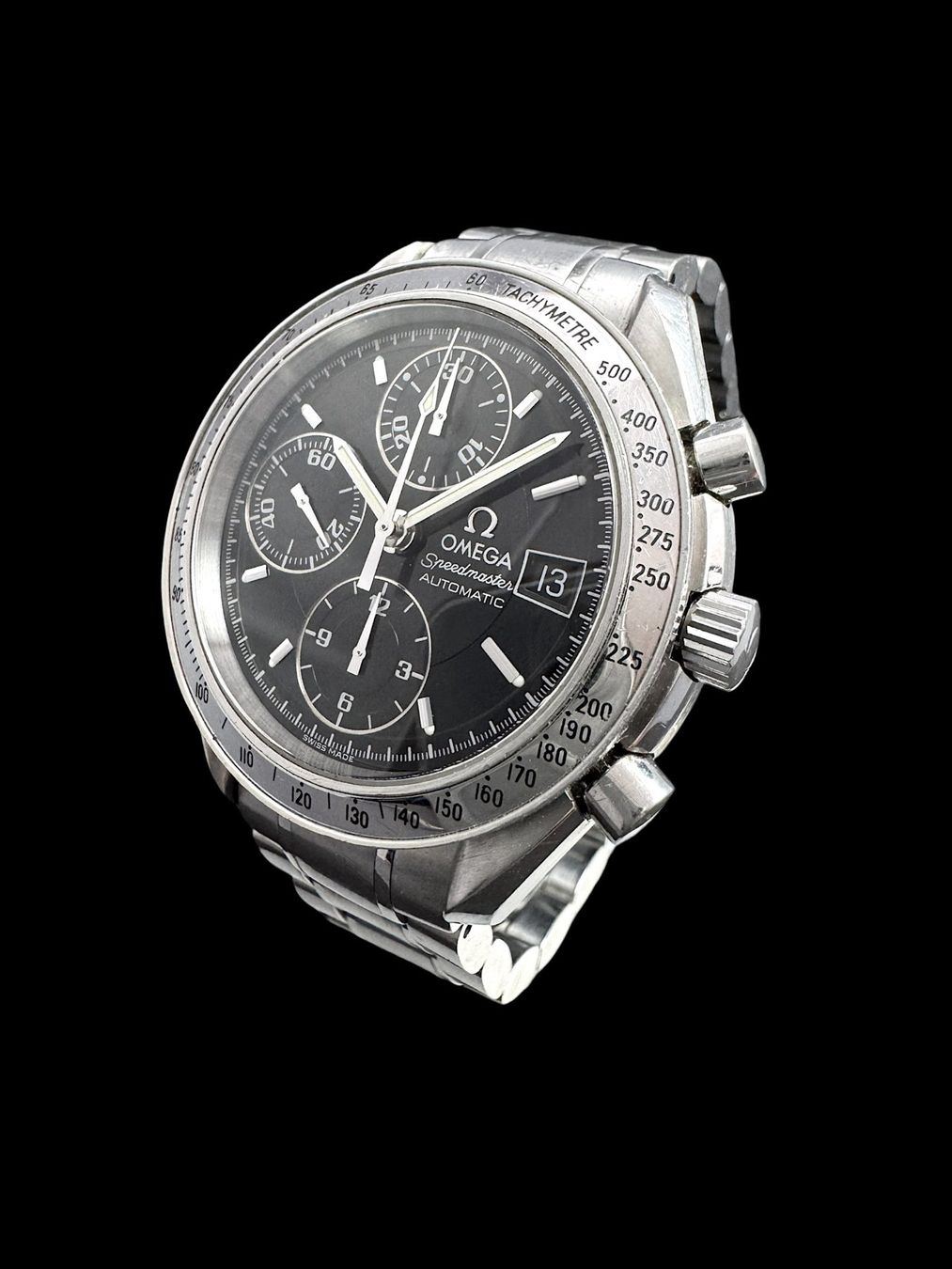 Omega Orologi: Omega Speedmaster Automatic Chronograph Datum 39mm *U1461 – Usato da Zürich venduto da GalerieInauen 2