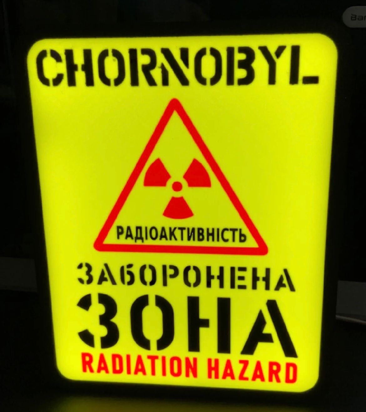 Lampade: Lampe LightBox LED Chernobyl – Nuovo (secondo la descrizione) da Noville venduto da Berlusconi55