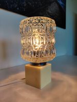 Vintage Tischlampe 60er/70er Glas