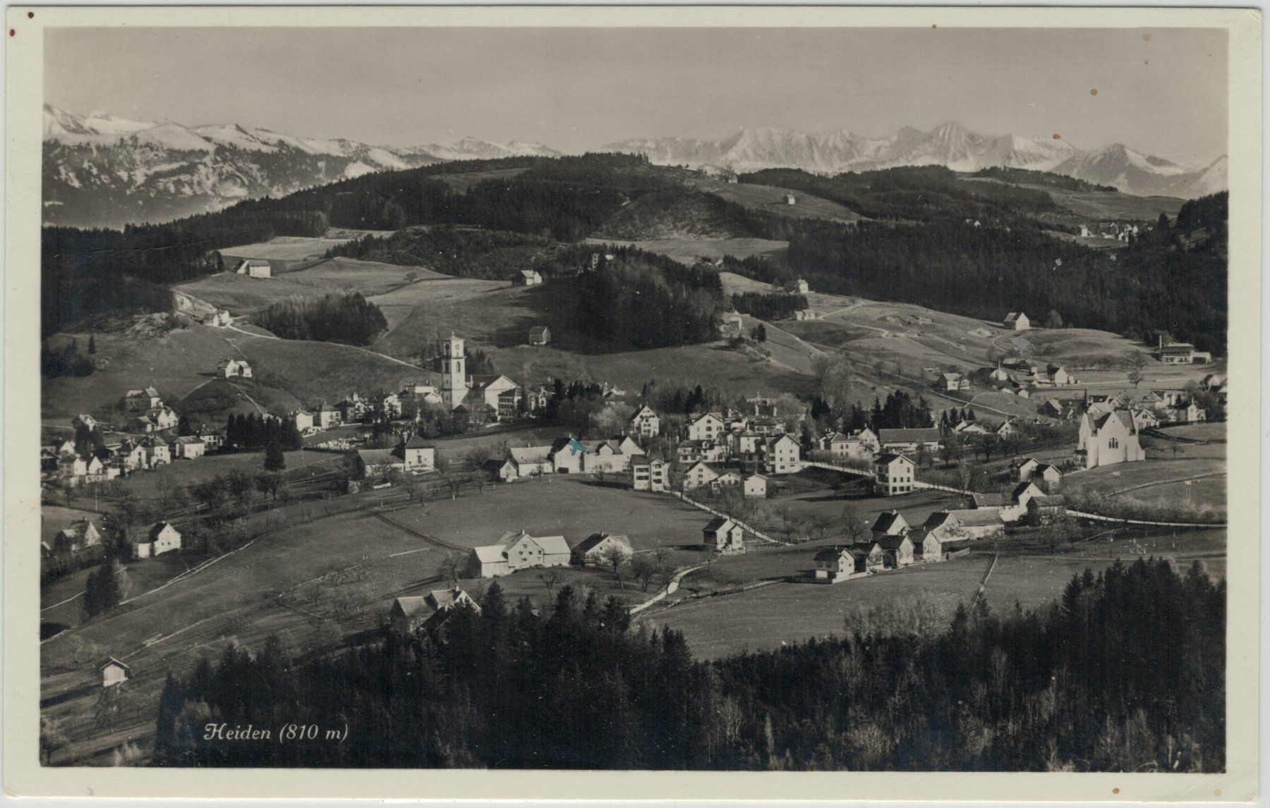 Cartoline postali: AR 28 HEIDEN 1932 – Usato da Fribourg venduto da philafri