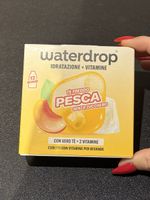 Waterdrop Ice Tea Peach, neu!