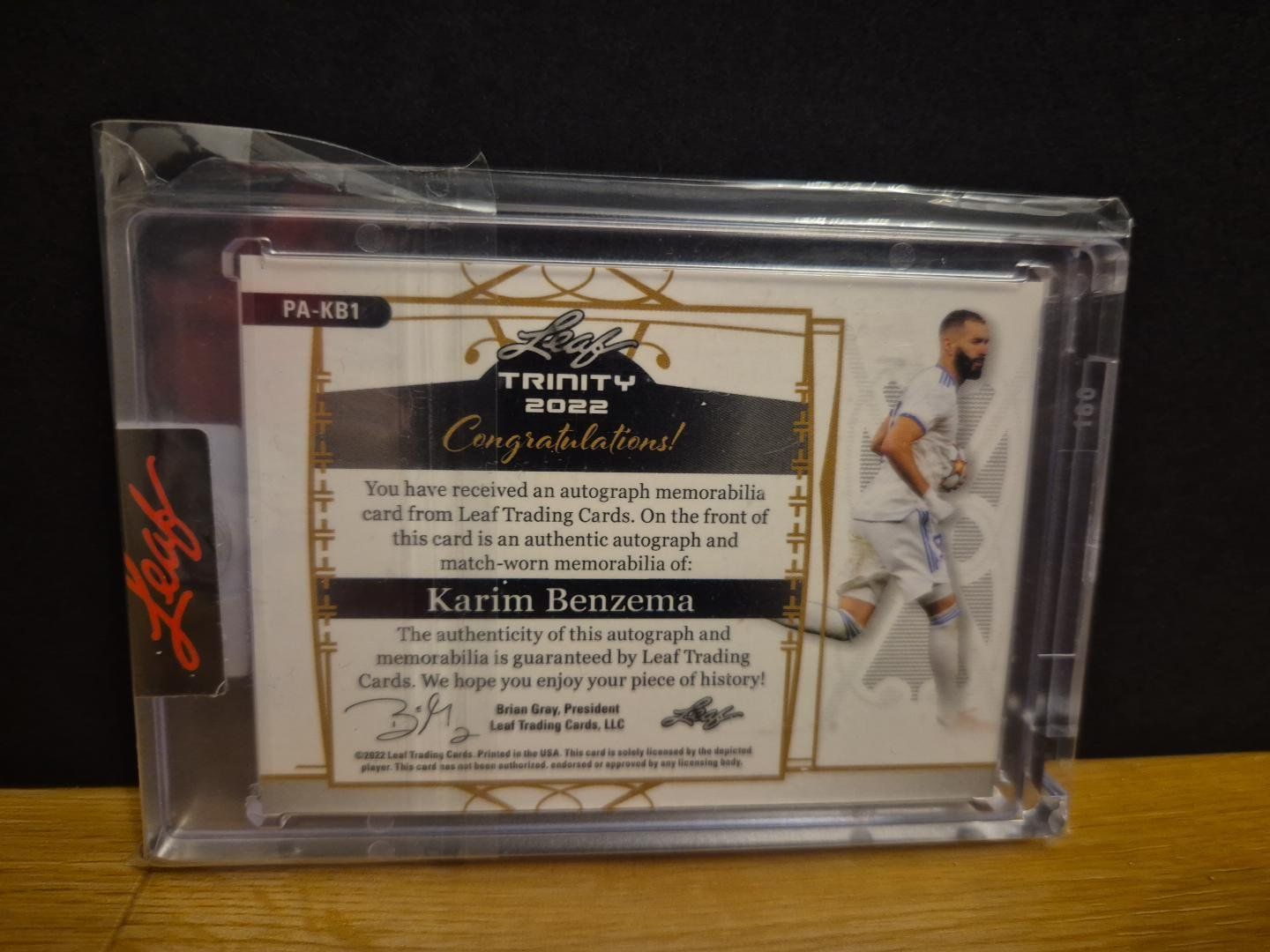 Carte collezionabili: Karim Benzema Leaf Auto + matchworn patch 5/6 Real Madrid – Nuovo (secondo la descrizione) da Uetikon am See venduto da vi3nnaC4lling 2