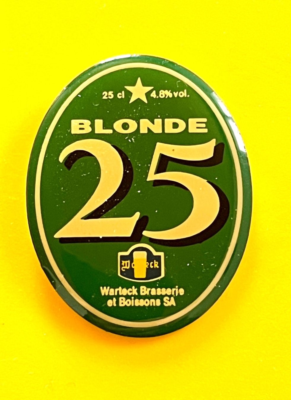 Placchette & Badge: Pin bière Warteck – Usato da Renan BE venduto da johncactus