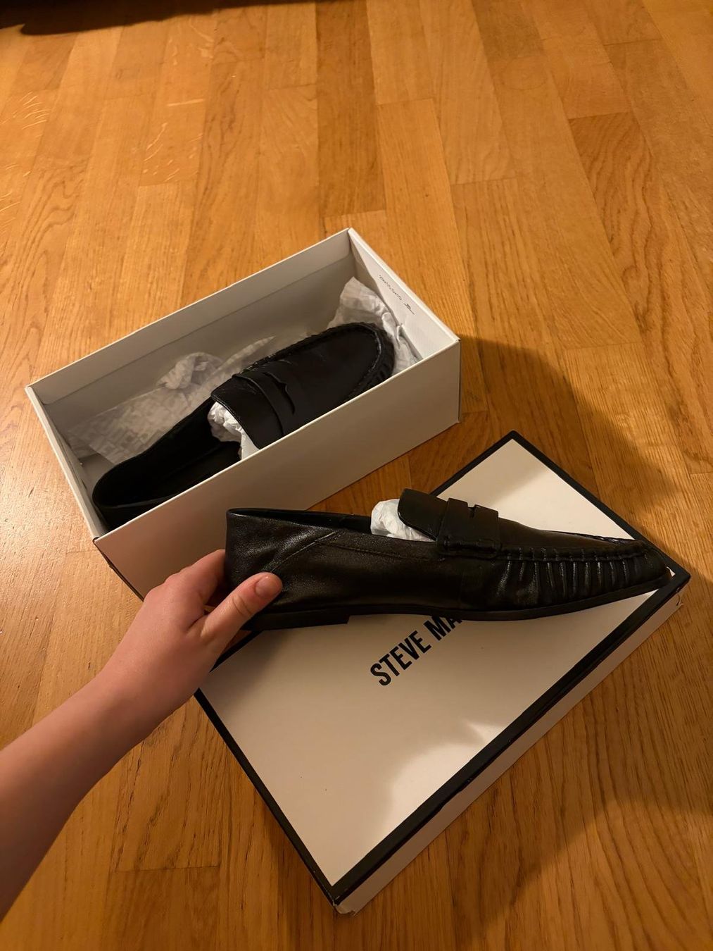 Steve Madden Chaussures femmes: Schwarze Slipper/Loafer – Neuf avec emballage d'origine à Zürich par Simone097