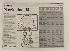 Playstation 1 Original Anleitung