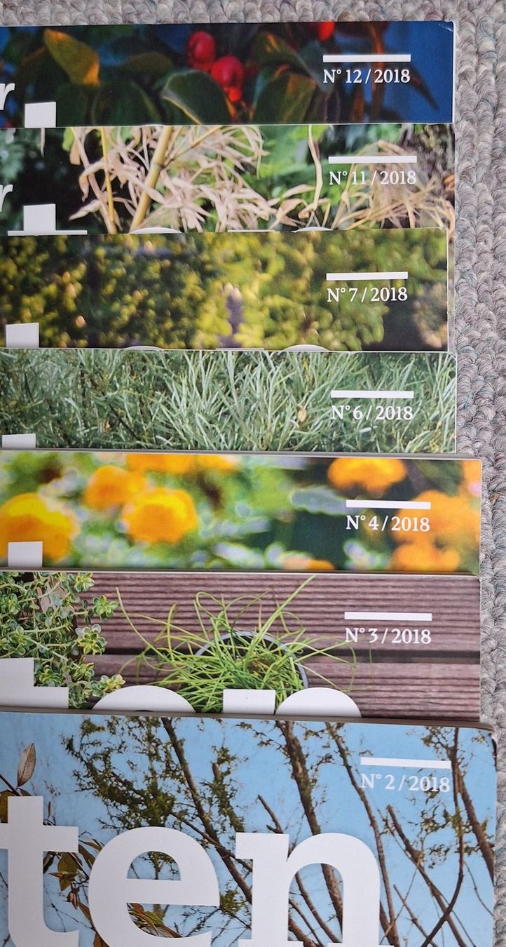 Riviste & Magazine: Hefte Schweizer Garten 2018 / 7 Stk. – Usato da Oberriet SG venduto da Atir47 2