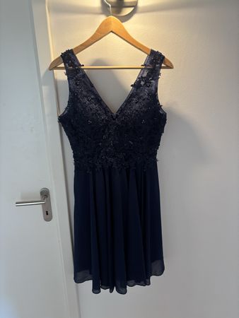 Kleid dunkelblau Grösse L, Marke: Flower By Charm‘s