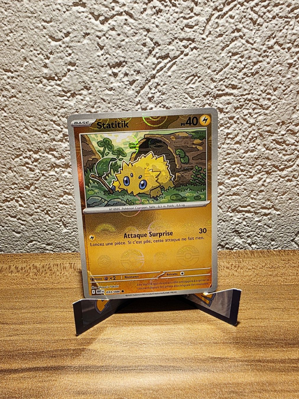 Pokémon Carte collezionabili: Statitik Pokeball Reverse 033/086 Flamme Blanche – Nuovo (secondo la descrizione) da Turin (Salins) venduto da Meeelll01