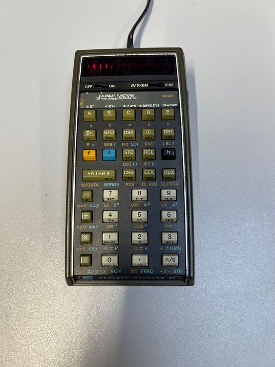 Aide-mémoire En Italien Pour Calculatrices HP-19C Et HP-29C