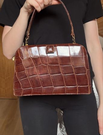 Sac à main marron