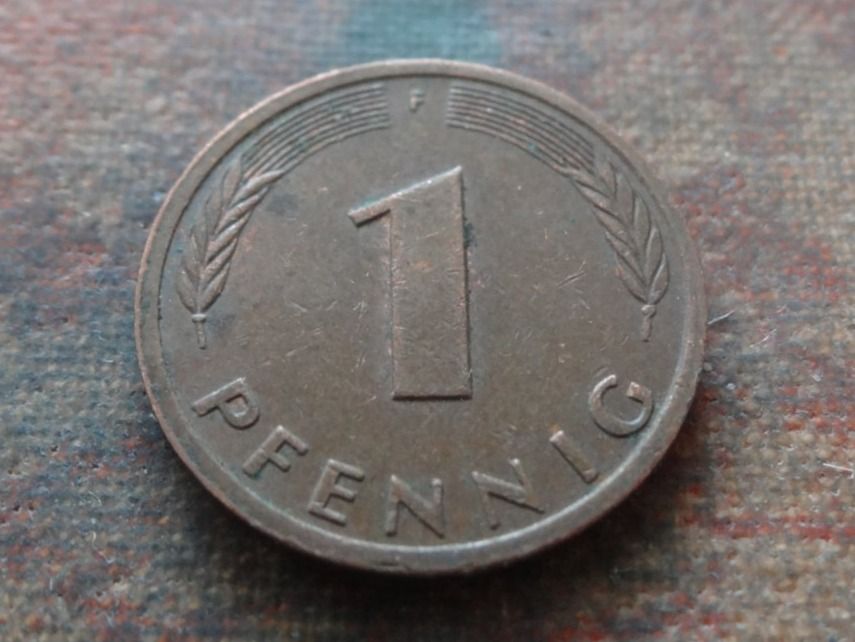 Tutti le monete: DEUTSCHLAND 1 Pfennig 1980 – Usato da Romanel-sur-Lausanne venduto da Swift13 1