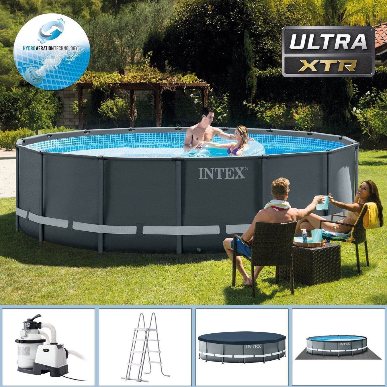 Intex Piscine: INTEX IXTR 549x132cm Traumpool 2026Model – Nuovo e nell'imballaggio originale da Wynau venduto da Intexpool24