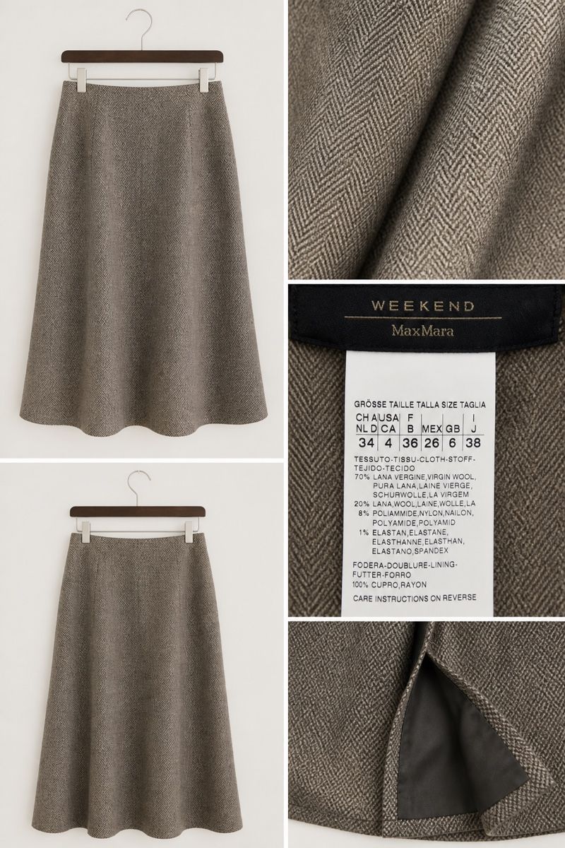 Max Mara Gonne: Max Mara Rock aus Wolle – Usato da Zuerich venduto da HomeHaven 1