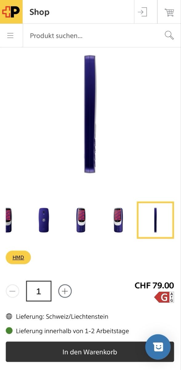 Telefoni cellulari / Smartphones: HMD Handy - Barça 3210 - Neu – Nuovo e nell'imballaggio originale da Mels venduto da man_w8ky 2