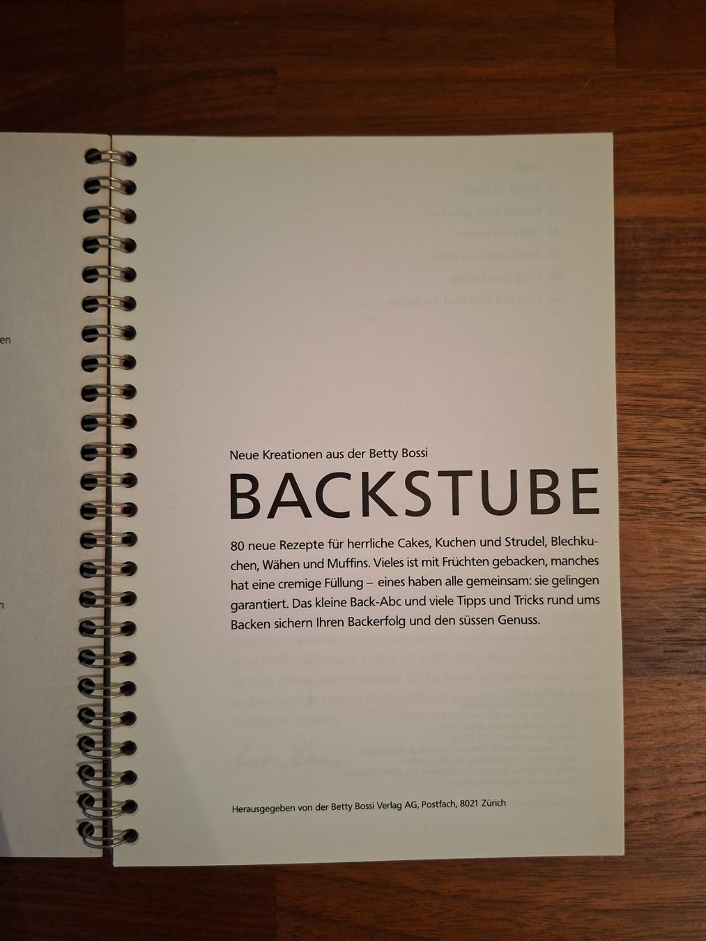 Bücher: Betty Bossi; Backstube – Gebraucht aus Boniswil von Totomat-Lady2 1