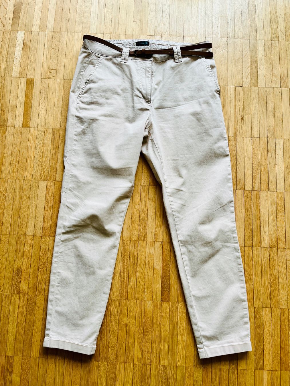Pantalons: Chino Hose Gr S hellbeige – D'occasion à Ittigen par franzis6