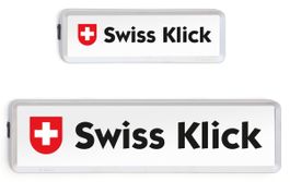 Langformat Swiss Klick Chrom Schweiz Nummerrahmen Swissklick