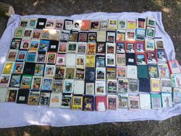 Grosse Sammlung 8 Spur Kassetten Vintage