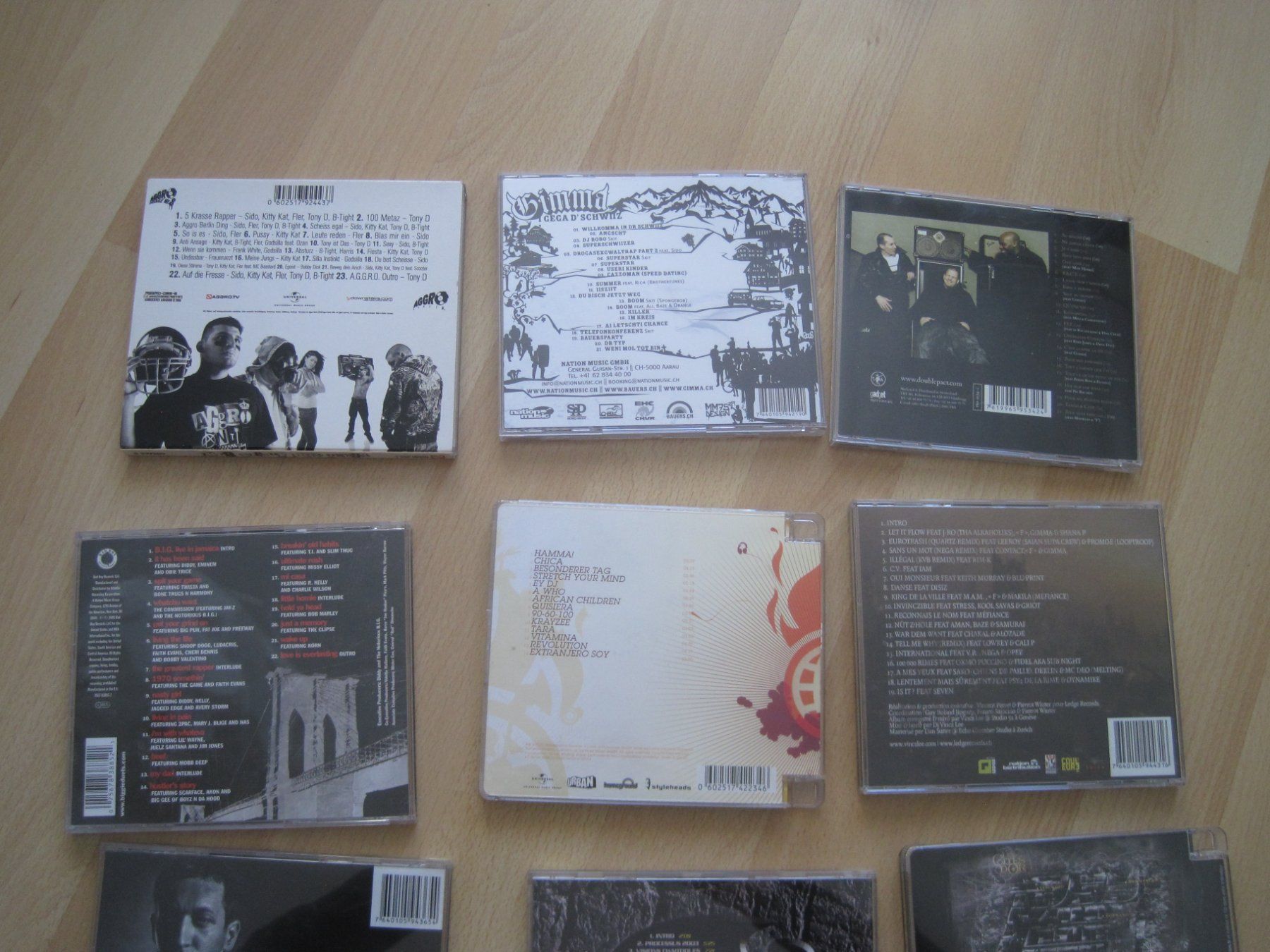 CDs: RAP CD Sammlung  12 CD 's Grosses LOT günstig – Gebraucht aus Gossau SG von Noryflory 1