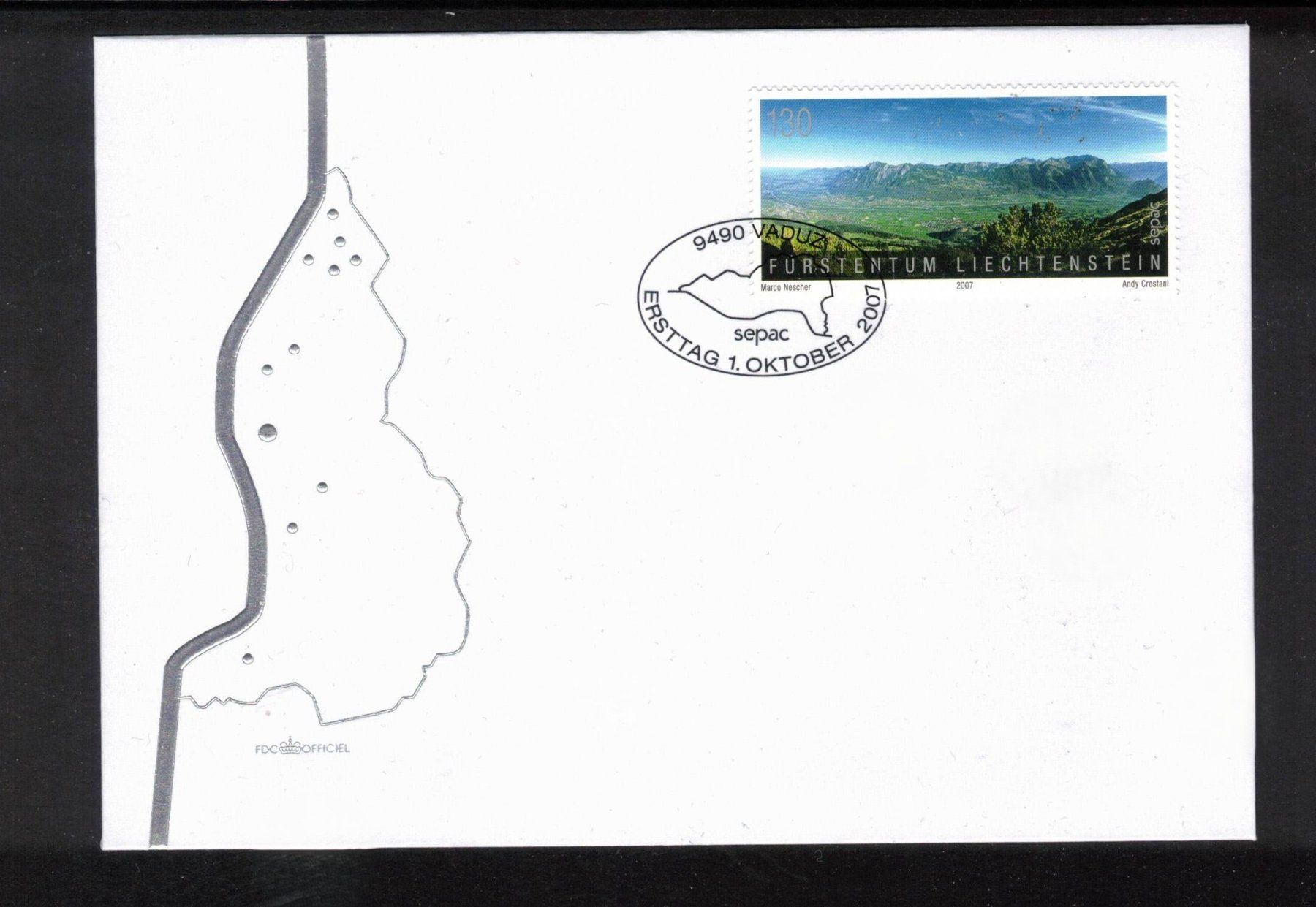 Tutti i francobolli: 2007 FDC Landschaften  aus ABO – Usato da Oberwil (Dägerlen) venduto da loxis