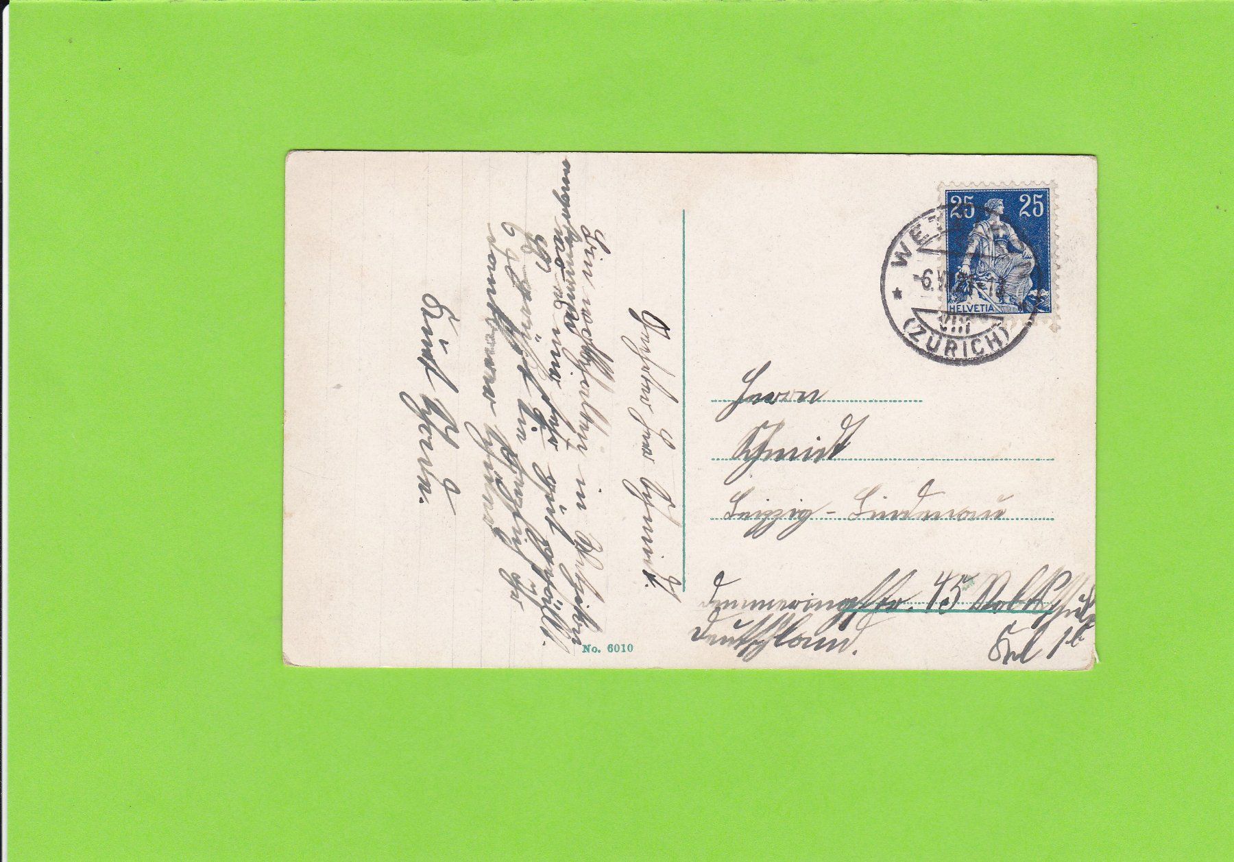 Cartoline postali: Zürich-Geiser Brunnen, belebt – Usato da St. Peterzell venduto da neckertal 1