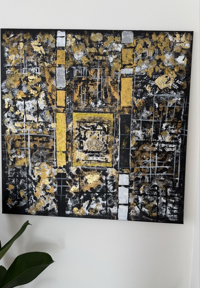 Dipinti: Abstraktes Wandbild, Unikat – Nuovo e nell'imballaggio originale da Lachen SZ venduto da artbyblondangel 4