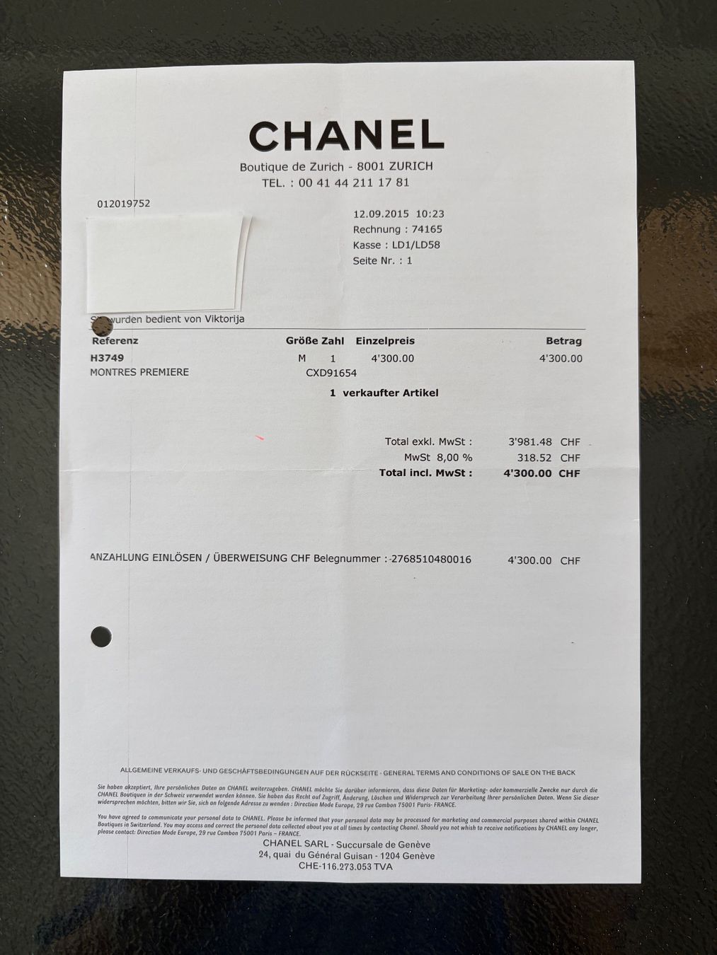 Chanel Orologi: CHANEL H3749 limitiert – Usato da Nürensdorf venduto da metropolitans 7