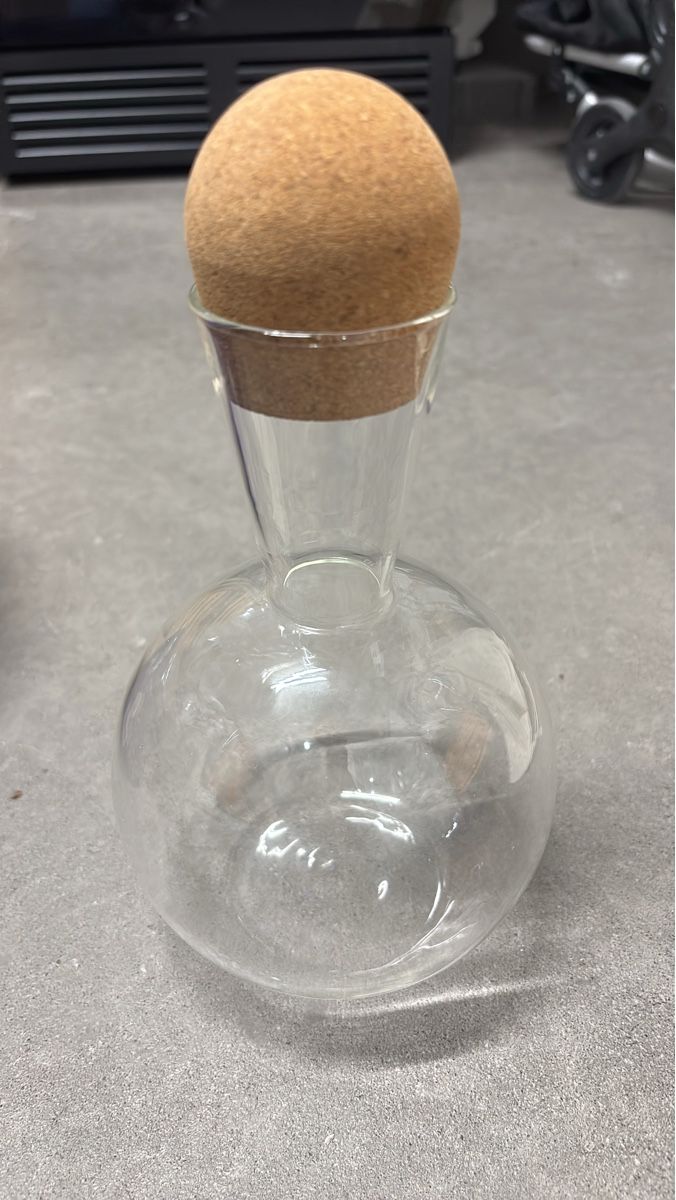 Bodum Caraffe: Glaskaraffe von Bodum mit Korkverschluss – Usato da Meggen venduto da Anjsch1990
